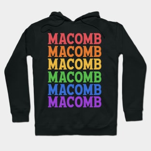 MACOMB COLORFUL CITY Hoodie